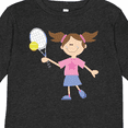 thumbnail image 4 of Inktastic Tennis Girl Girls Long Sleeve Toddler T-Shirt, 4 of 5