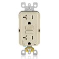 thumbnail image 1 of Outlet Leviton AFCI/GFCI de doble función, 20 A, autocomprobación, 20 A, 1 of 6