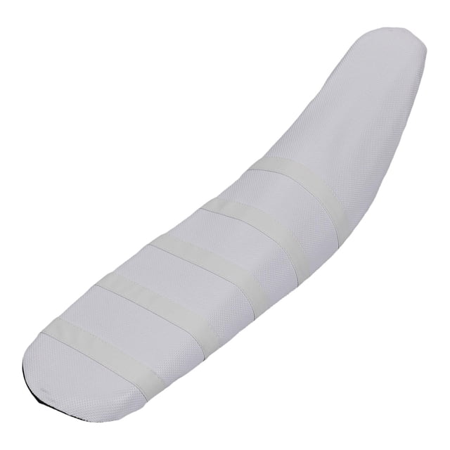 Funda para asiento de motocicleta, funda protectora para asiento de motocross eléctrica Blanco