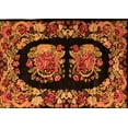 thumbnail image 1 of Ahgly Company Indoor Rectangle Medallion Orange French Area Rugs, 3' x 5', 1 of 4