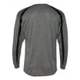 thumbnail image 2 of Badger Pro Heather Fusion Long Sleeve T-Shirt Size S Color Others, 2 of 2