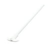 Unique Bargains White Coated Steel Core 7mm Dia Bar Stirring Rod 250mm Length