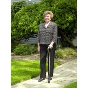 Drive Medical Foam Grip Offset Handle Walking Cane, Black