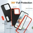 thumbnail image 3 of TECH CIRCLE for Motorola Moto G Power (2025) Case, Anti-Drop Hybrid Heavy Duty Protective Phone Cover Shockproof Rugged Military Bumper Tough Kickstand Cover,H, 3 of 9
