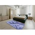 thumbnail image 5 of Ahgly Company Machine Washable Indoor Rectangle Transitional Slate Blue Area Rugs, 2' x 3', 5 of 7