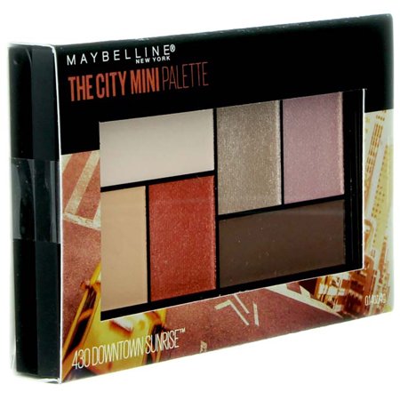 Maybelline The City Mini Eyeshadow Palette Makeup, Downtown Sunrise, 0.14 oz (Pack of 2)