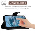 thumbnail image 5 of Allytech Wallet Case for Google Pixel 8 Pro with Card Cash Slots, Luxury Premium PU Leather Kickstand Shoulder Strap Lanyard Shockproof Anti-Fall Full Body Protective Flip Shell - Black, 5 of 8