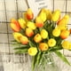thumbnail image 5 of Bearachild Mini flor artificial, lirio único, tulipán, flor monarca, flor falsa de PU, decoración para el hogar y la Oficina, decoración para Flores artificiales naranja Bearachild HA6563-02B, 5 of 6