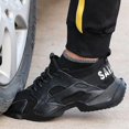 thumbnail image 3 of ZHAOCHENG Zapatos de seguridad con punta de acero para hombre, zapatos de trabajo a prueba de pinchazos, zapatos de trabajo transpirables e indestructibles, 3 of 5