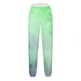 thumbnail image 4 of USNSM Casual Drawstring Sweatpants for Women High Waisted Loose Joggers Pants Trendy Color Gradient Yoga Gym Trousers Mint Green XXL, 4 of 4