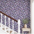 thumbnail image 2 of S4Sassy Peel & Stick Vinyl Wallpaper, Floral Wall Paper Contact Paper Waterproof - Blue, 25"X360", Textured Finish, Removable Asian Style Covering For Home Decor In Bedrooms & Living Areas, 2 of 9