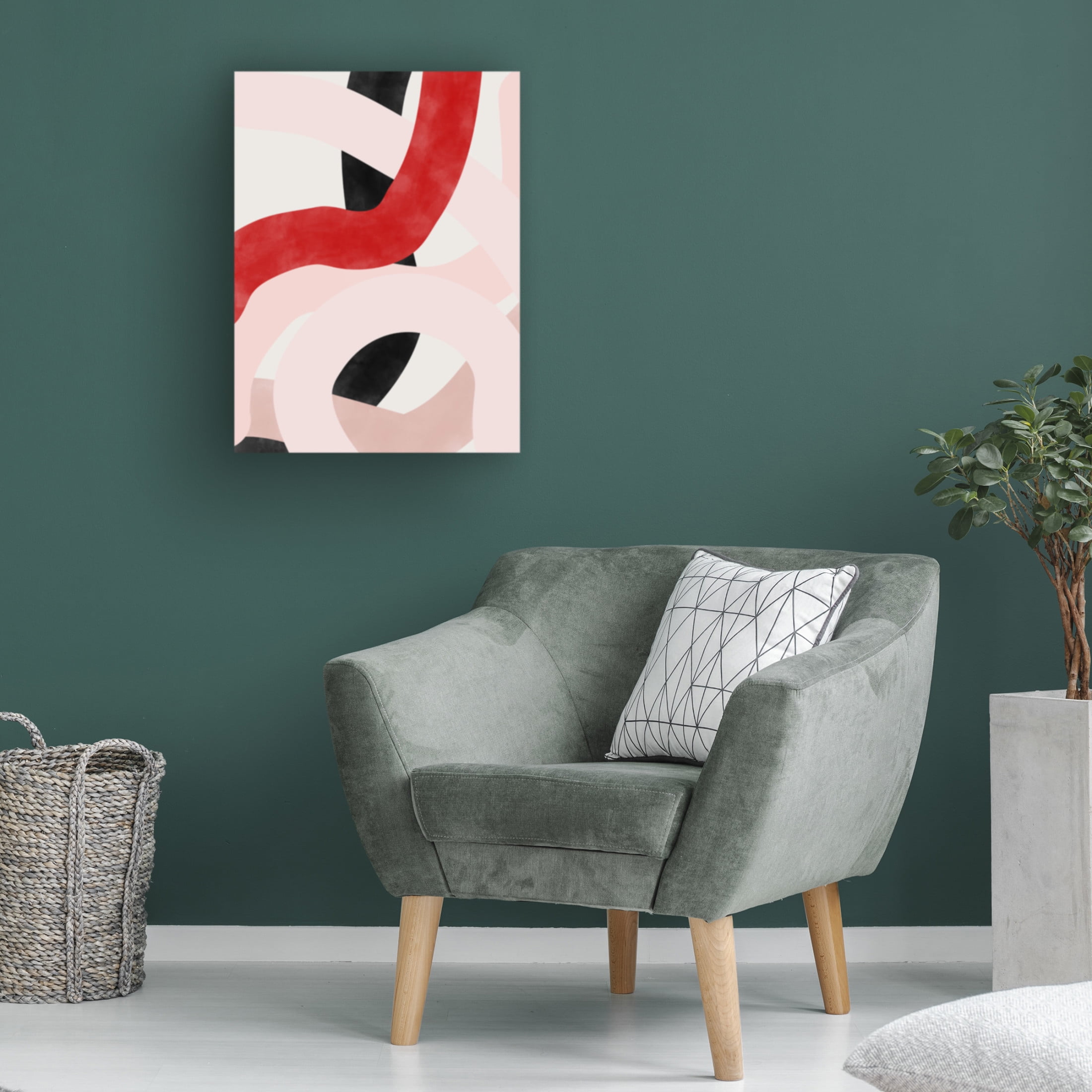 Trademark Fine Art Elena Ristova red13 Canvas Wall Art