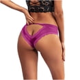 thumbnail image 4 of Bragas de tanga de cintura baja de encaje sólido sexy para mujer Calzoncillos Ropa interior Bikini Fridja nalpqowj14604, 4 of 7