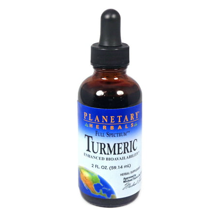 Planetary Herbals Turmeric Liquid Full Spectrum Nutritional Supplement, 2 Fluid
