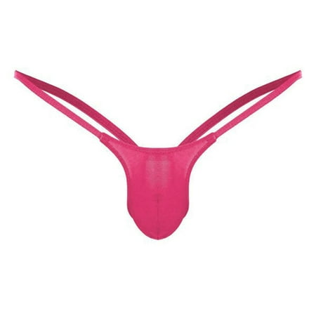

YDKZYMD Men S Low Rise Underwear Thong Sexy G-String Briefs Hot Bulge Pouch Athletic Jockstrap Premium Lingerie