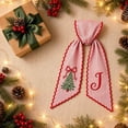 thumbnail image 6 of YingYouFu Personalized Christmas Wreath Sash with Monogram and Embroidery for Wreath, Present Wrapping, Party and Indoor Outdoor Decorations, 6 of 6