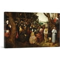 thumbnail image 1 of ARTCANVAS The Preaching of St. John Canvas Art Print by Pieter Bruegel the Elder - Size: 26" x 18" (0.75" Deep), 1 of 9