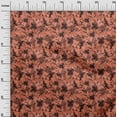 thumbnail image 3 of oneOone Cotton Silk Orange Fabric Abstract Floral Sewing Craft Projects Fabric Prints By Yard 42 Inch Wide, 3 of 5