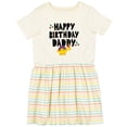 thumbnail image 3 of Inktastic Happy Birthday Daddy Party Girls Toddler Dress, 3 of 5