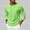 Green, variant on Men's Shirt Striped Cotton Spandex Crewneck Long Sleeve Basic Pullover Casual Lightweight Loose Versatile Workout Tops Sky Blue
