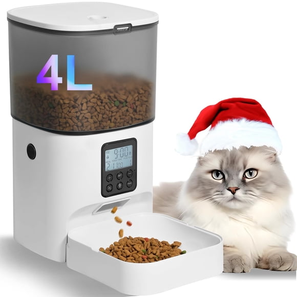 Comedero automático para gatos ANDOLL HOME 4 L, 8 comidas al día