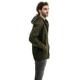 thumbnail image 5 of Mio Marino Men’s Full Zip Fleece Hoodie Sweatshirt, 5 of 6