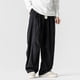 thumbnail image 2 of Ceisia Men Solid Color Multi Pocket Linen Workwear Pants Loose Wide Gift Leg Casual Trousers, 2 of 5