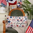thumbnail image 2 of 4th of July Pillow Covers 12x20 Inch Stars Firework Freedom Decor Patriotic Holiday Pillow Case Independence Memorial Day Decorations for Home Sofa Couch(Red) AA521-12, 2 of 6