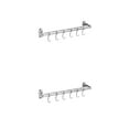 thumbnail image 2 of Youkk Convenient And Organized Kitchen Hook Rack For And Utensils Space-saving Double pole+40cm+6 2Set, 2 of 6