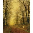 thumbnail image 3 of John Atkinson Grimshaw 15x18 Black Modern Framed Museum Art Print Titled - In Autumn's Golden Glow, 3 of 5