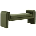 thumbnail image 3 of Safavieh  Couture Garth Upholstered Bench (Fully Assembled) - 64Wx20Dx27H Forest Green, 3 of 5