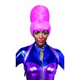 thumbnail image 2 of Sexy Adult Nicki Minaj Pink High Bun Beehive Costume Wig with Bangs, 2 of 2