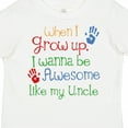 thumbnail image 4 of Inktastic Awesome Like My Uncle Boys or Girls Toddler T-Shirt, 4 of 5