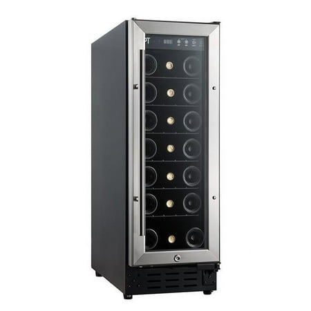 Sunpentown 21 Bottles Under Counter Wine & Beverage Cooler - Black
