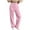 Pink #44, variant on KDDYLITQ Women Sweatpants Fleece Lined Solid Color Pants Straight Wide Leg Elastic High Waisted Sweat Pants Baggy Trendy Trouser with Pocket Royal Blue S
