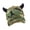 Green camouflage hor, variant on Horn Baseball Hat Stylish Devil Horn Hat for Idol Concert Shows Fan Meeting Hat Breathable Hat for Outdoor Sports
