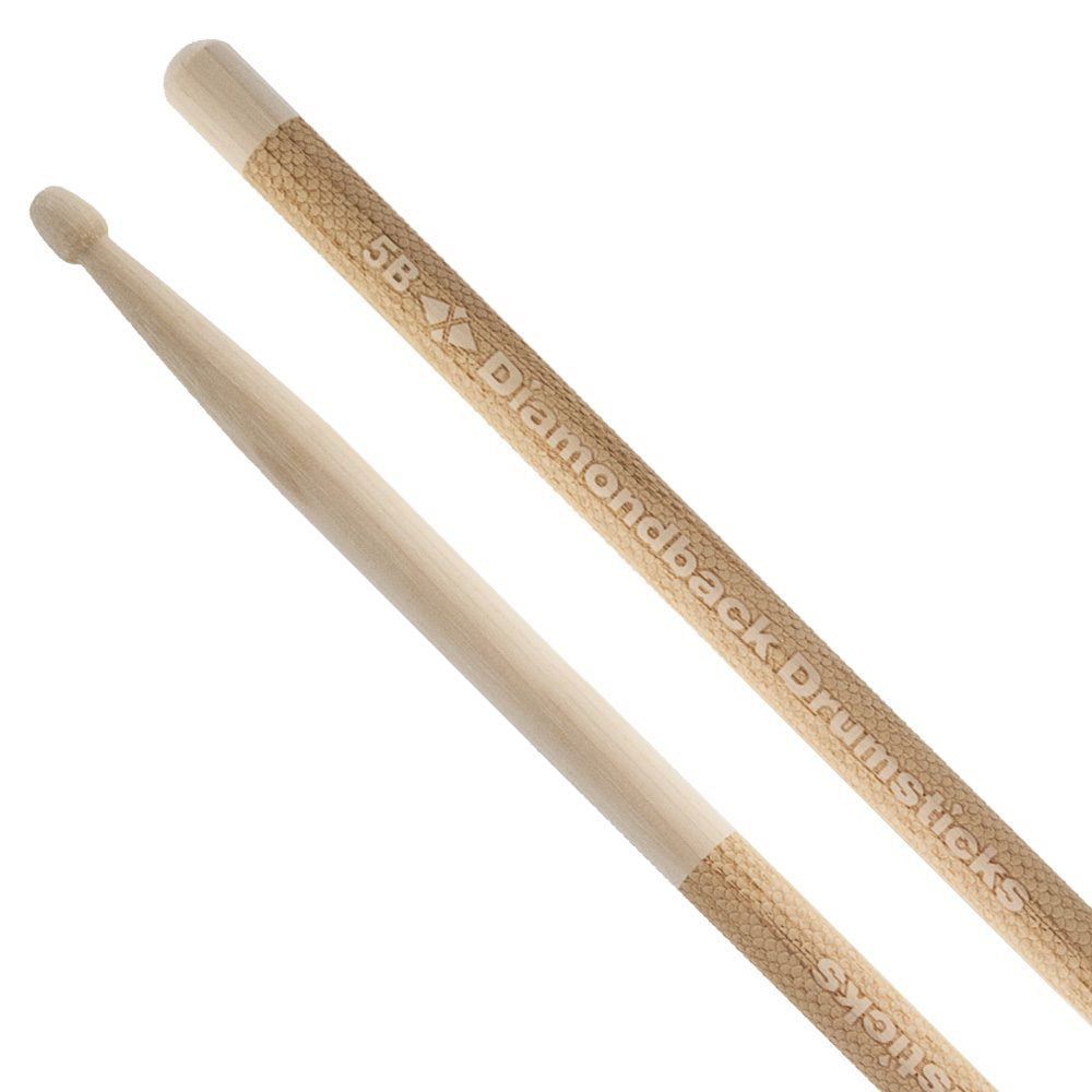 Diamondback Drumsticks Hickory Laser Engraved Drumsticks (5B)