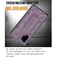 thumbnail image 4 of ArmadilloTek Vanguard Case Compatible with Samsung Galaxy Note10+ Plus Military Grade Full-Body Rugged with Built-in Kickstand [Screenless Version] - Purple, 4 of 5