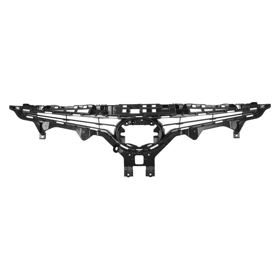 Ikon Motorsports Front Upper Grille Compatible with 2018-2020 Toyota Camry SE/Hybrid SE/TRD/XSE, OE Style Black ABS Replacement Front Bumper Hood Grill Cover Assembly