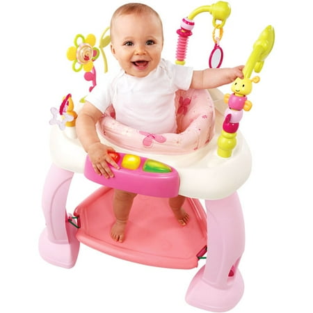 Bright Starts - Bounce Bounce Baby Activity Zone, Pink - Walmart.com