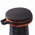 thumbnail image 4 of Tabouret Pliable Réglable pour Extérieur avec Coussin Rond en Éponge - Tissu Oxford Imperméable & Jacquard Polyester, Siège Portable pour Camping/voyage, Rangement Compact, Chaise/coussin Polyvalent pour Extérieur, 4 of 5