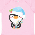 thumbnail image 4 of Inktastic Cute Christmas Penguin in Blue Hat Boys or Girls Baby Bodysuit, 4 of 5