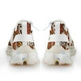 thumbnail image 6 of Retro 70s Boho Hippie Orange Flower Walking Shoes for Men Woman Lightweight Tennis Fashion Elastic Sports Shoes Cushion Basketball Shoes, 6 of 7