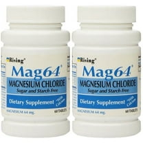 Mag64 Dietary Supplement Sugar & Starch Free Calcium, 60 ct, 2 Pack