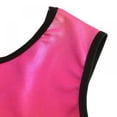 thumbnail image 4 of Kids Girls One Piece Sleeveless Camisole Gymnastics Leotard Tops Youth Teen Shiny Ballet Dance wear Costumes, Pink 7-8Y, 4 of 11