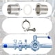 thumbnail image 5 of Accesorios de tubería roscados sanitarios hembra 1-1/4" NPT a 1.5" abrazadera con juntas, 5 of 7