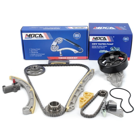 MOCA AUTOPARTS Timing Chain Kit Water Pump Fit for 2002-2005 Honda Civic & 2002-2006 Acura Rsx 2.0L K20A3