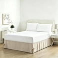 thumbnail image 5 of Lace Up Wrap Around Bed Checkered Plaid Dustproof Box Spring Cover Adjustable Fitted Bed Skirt for Bedroom Bedding Decor, 5 of 6