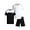 White Black, variant on RBX Boys' Active Shorts Set - 3 Piece Performance T-Shirt and Athletic Basketball Shorts - Activewear Outfit (4-12)