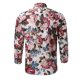 thumbnail image 1 of Camisas De Vestir Para Hombre 5xl Camiseta de primavera y verano para hombre, camiseta hawaiana de manga larga con estampado Floral, camiseta de trabajo con botones para la playa, (Red, 5XL), 1 of 5